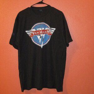 Van Halen NEW Tultex Men X Large Black Red White Graphic Short Sleeve Shirt